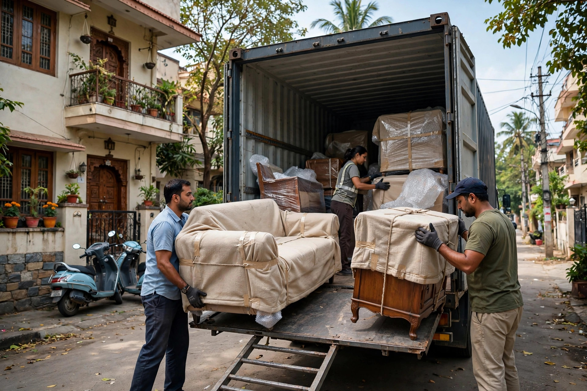 House shifting checklist — loading